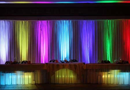 Colored uplighting by PartyMasterz